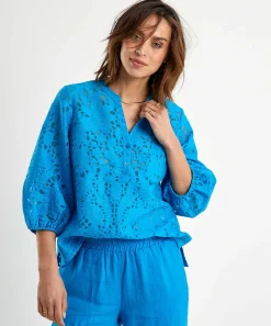 Kyra Ausbrenner Blouse Bloemen Tamara