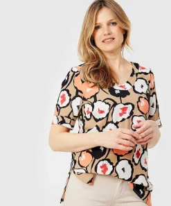 Kyra Blouse Parel Bloemprint