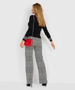 Kyra Broek Pied-De-Poule Nyssa
