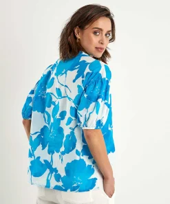 Kyra Cotton Voile Blouse Bloemen Bea