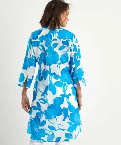Kyra Cotton Voile Blousejurk Bloemen Bonnie