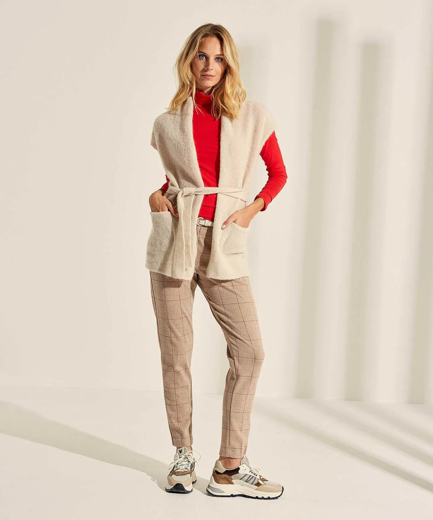 Kyra Geruite Broek Dumbella