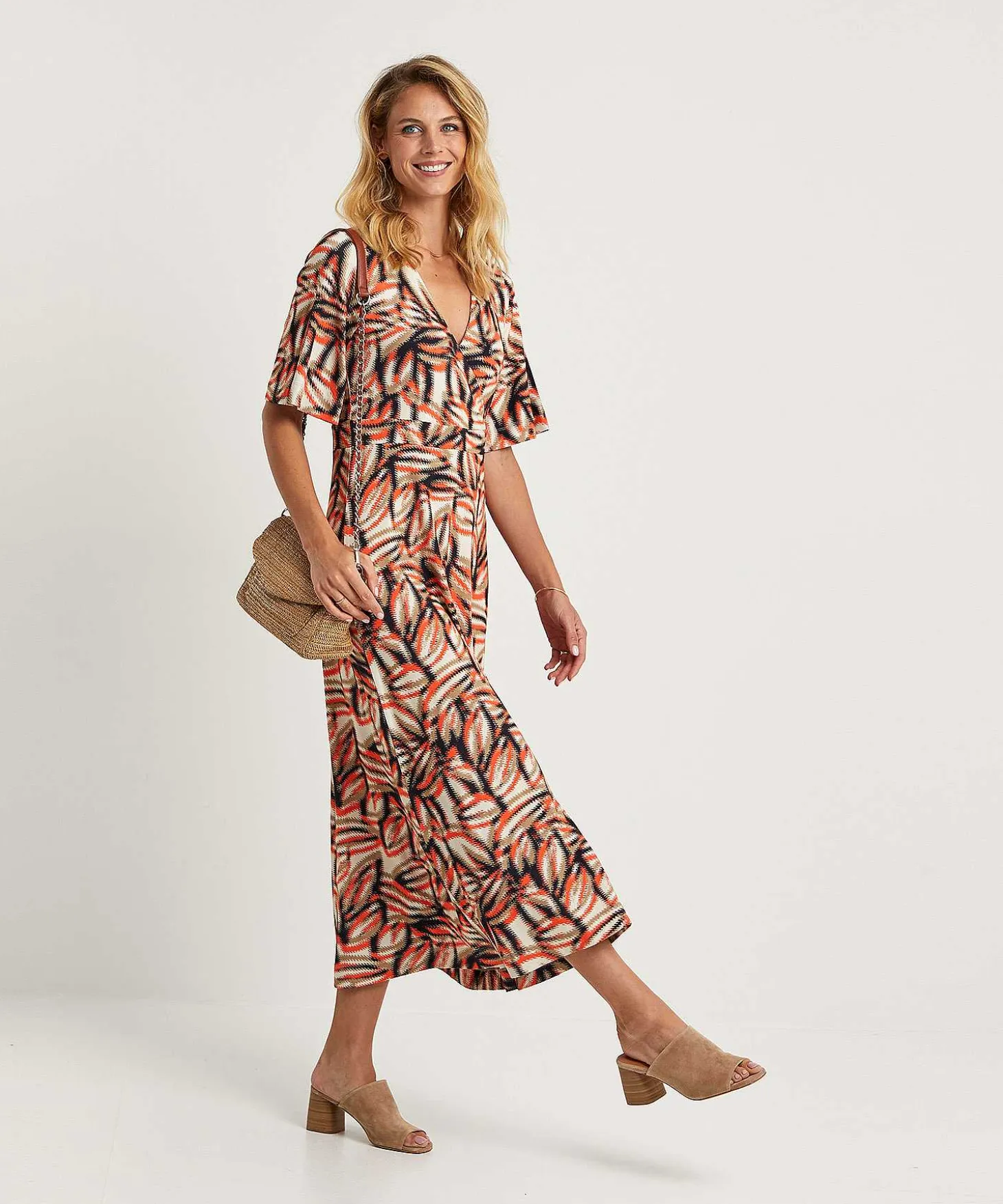 Kyra Jurk Faded Leaf Nancy