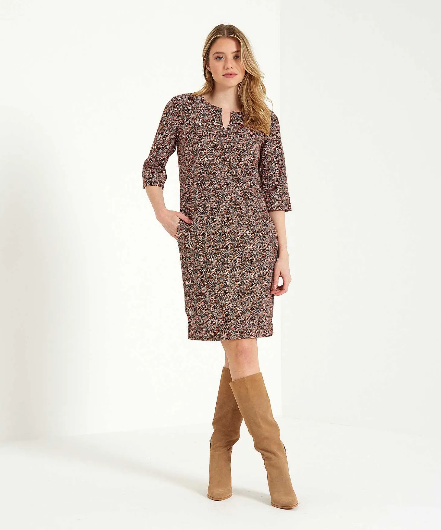 Kyra Jurk Minimal Print Bette