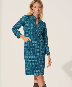 Kyra Multicolor Structuur Jurk Fauna