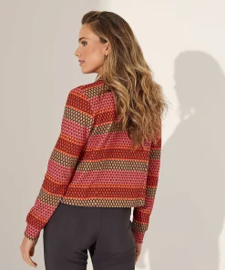 Kyra Multicolor Structuur Jasje Leona