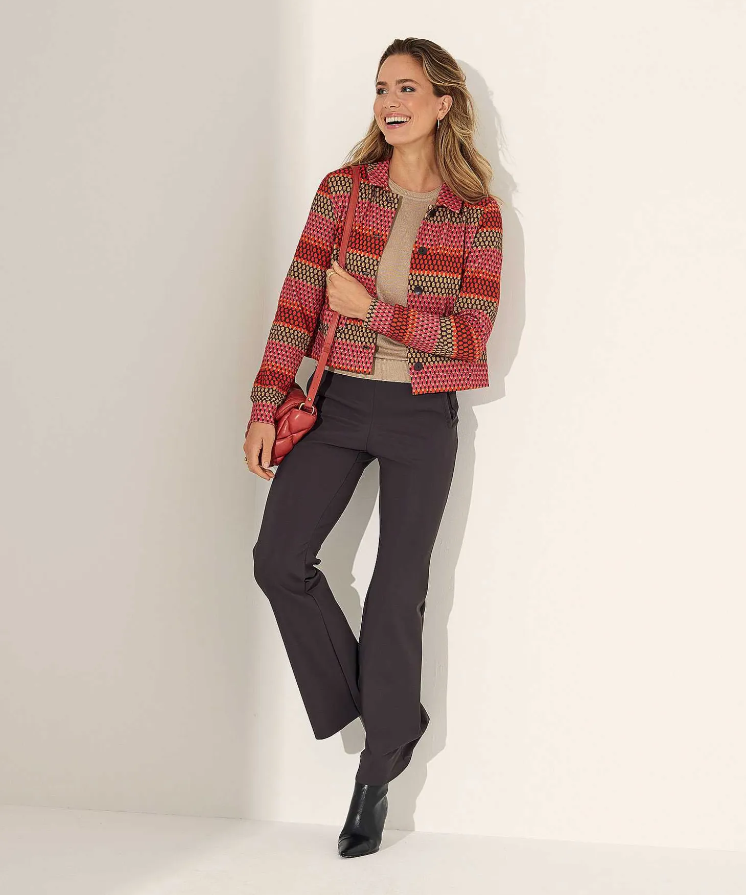 Kyra Multicolor Structuur Jasje Leona