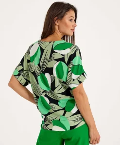Kyra Shirt Modern Flower Bouchra
