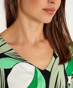 Kyra Shirt Modern Flower Bouchra