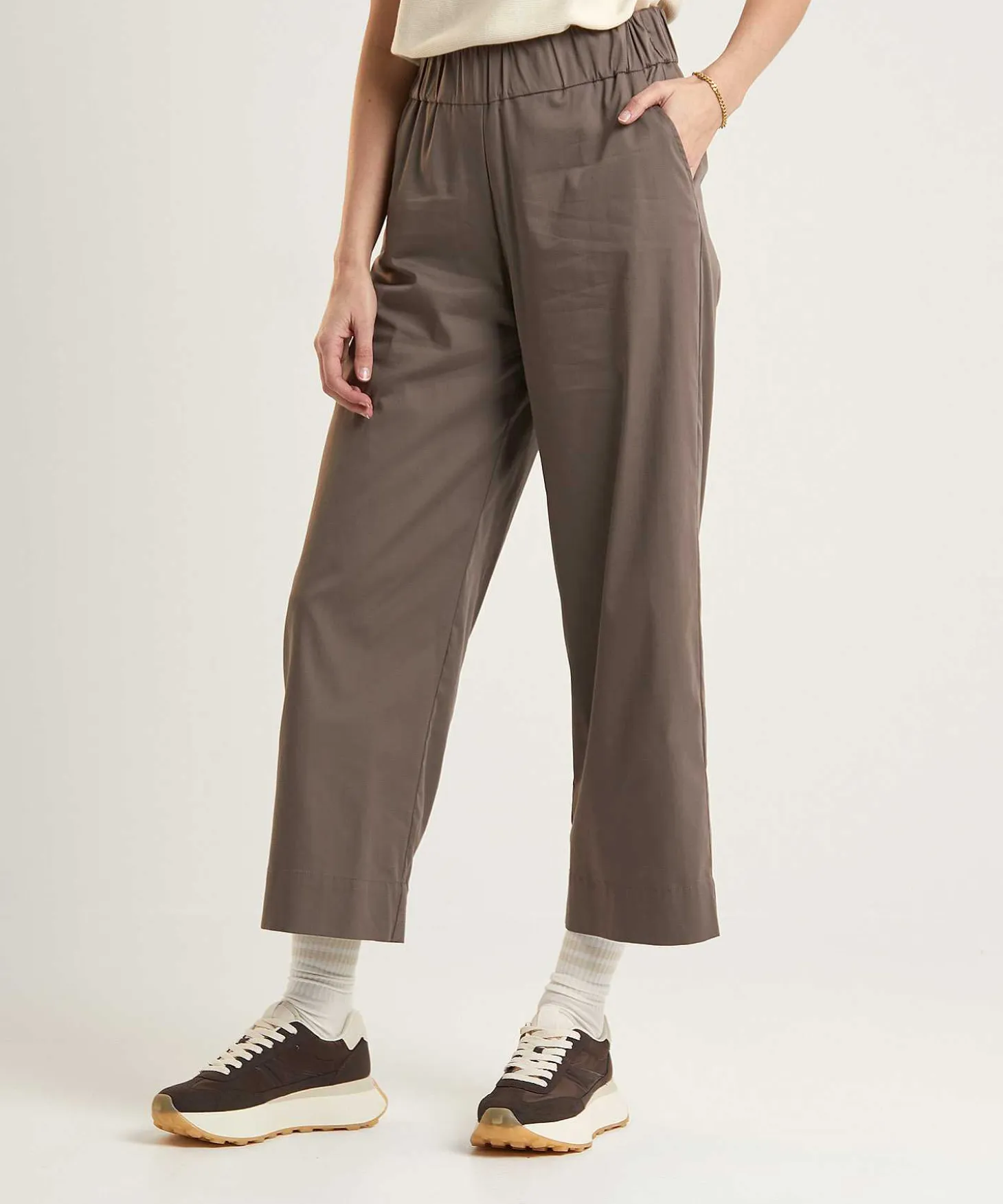Lasalle Cropped Wide Leg Broek