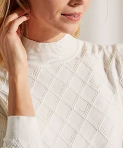 Leo & Ugo Jacquard Trui Met Pareltjes