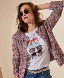 Leo & Ugo T-Shirt Sunglasses Print