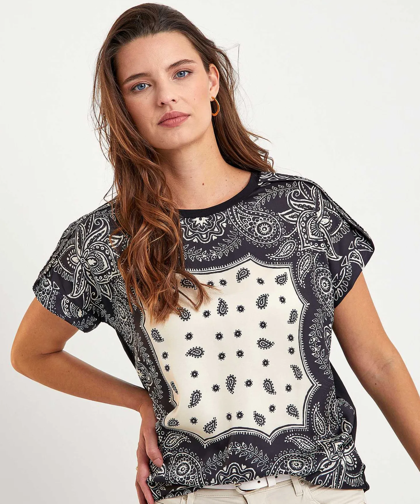 Liu Jo Silky Top Paisleyprint