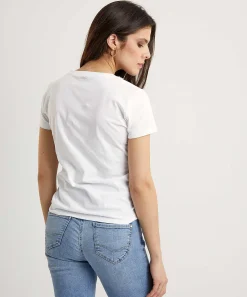 Liu Jo T-Shirt V-Hals Pareltjes