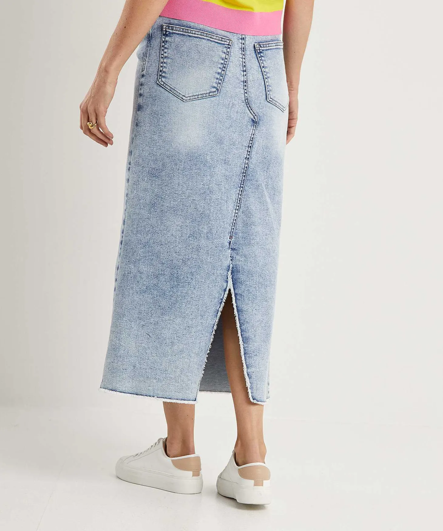 Luisa Cerano Denim Rok Met Split