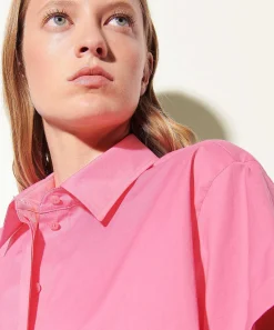 Luisa Cerano Korte Poplin Blouse