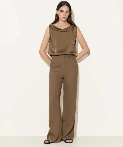 Luisa Cerano Silky Top Met Watervalhals