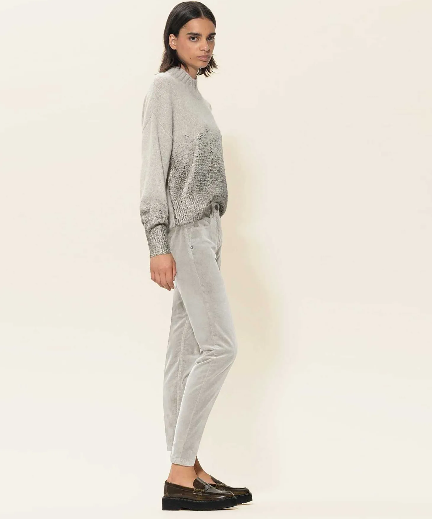 Luisa Cerano Skinny Broek Velvet