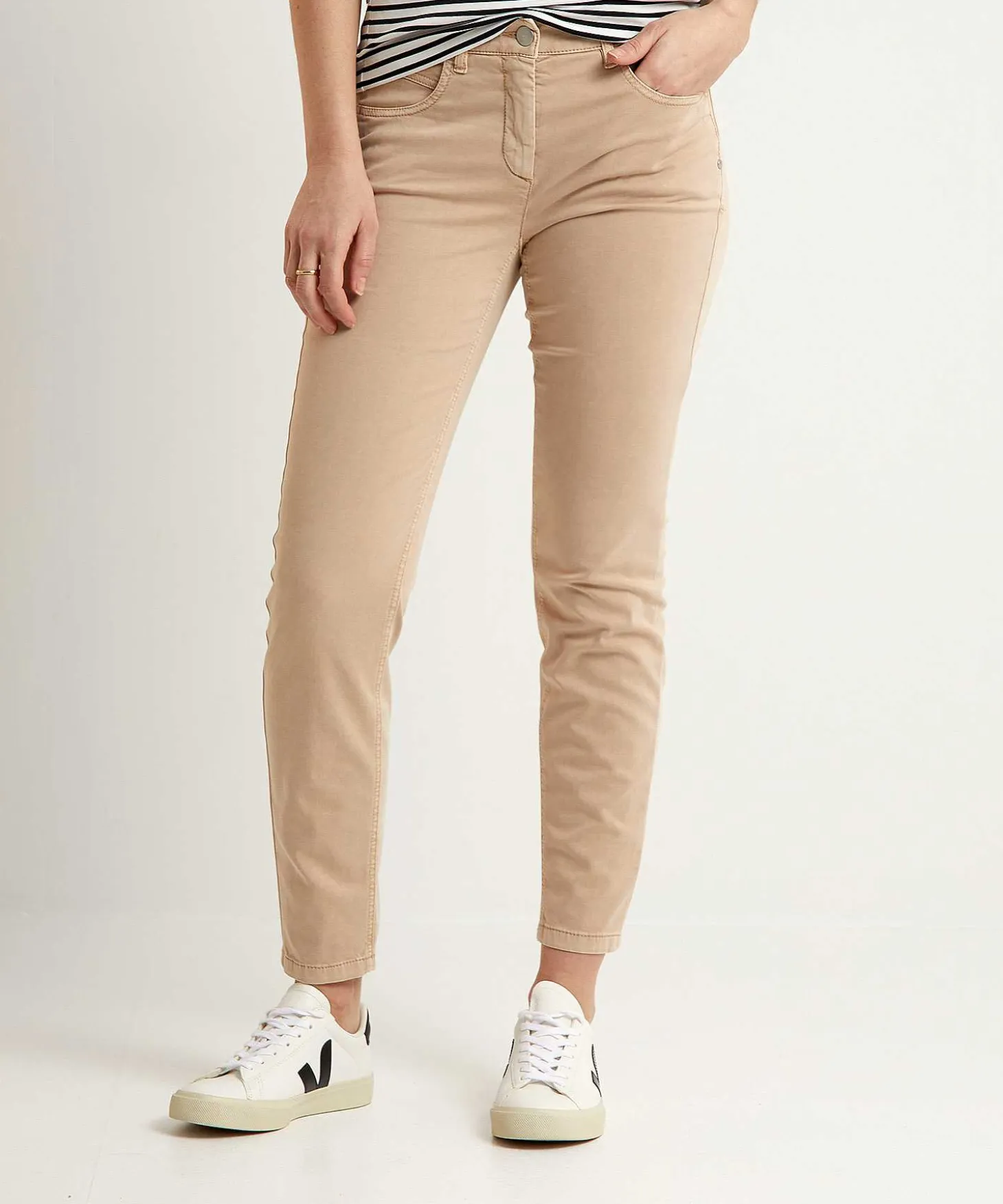 Luisa Cerano Skinny Broek Soft-Cotton