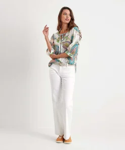 Marc Cain Blouse Multicolor Bladprint