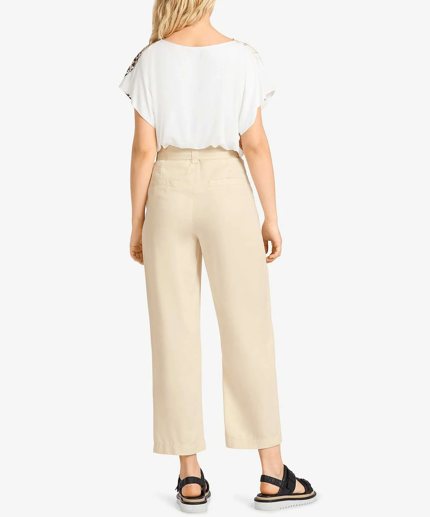 Marc Cain Culotte Broek Met Ceintuur Welleri