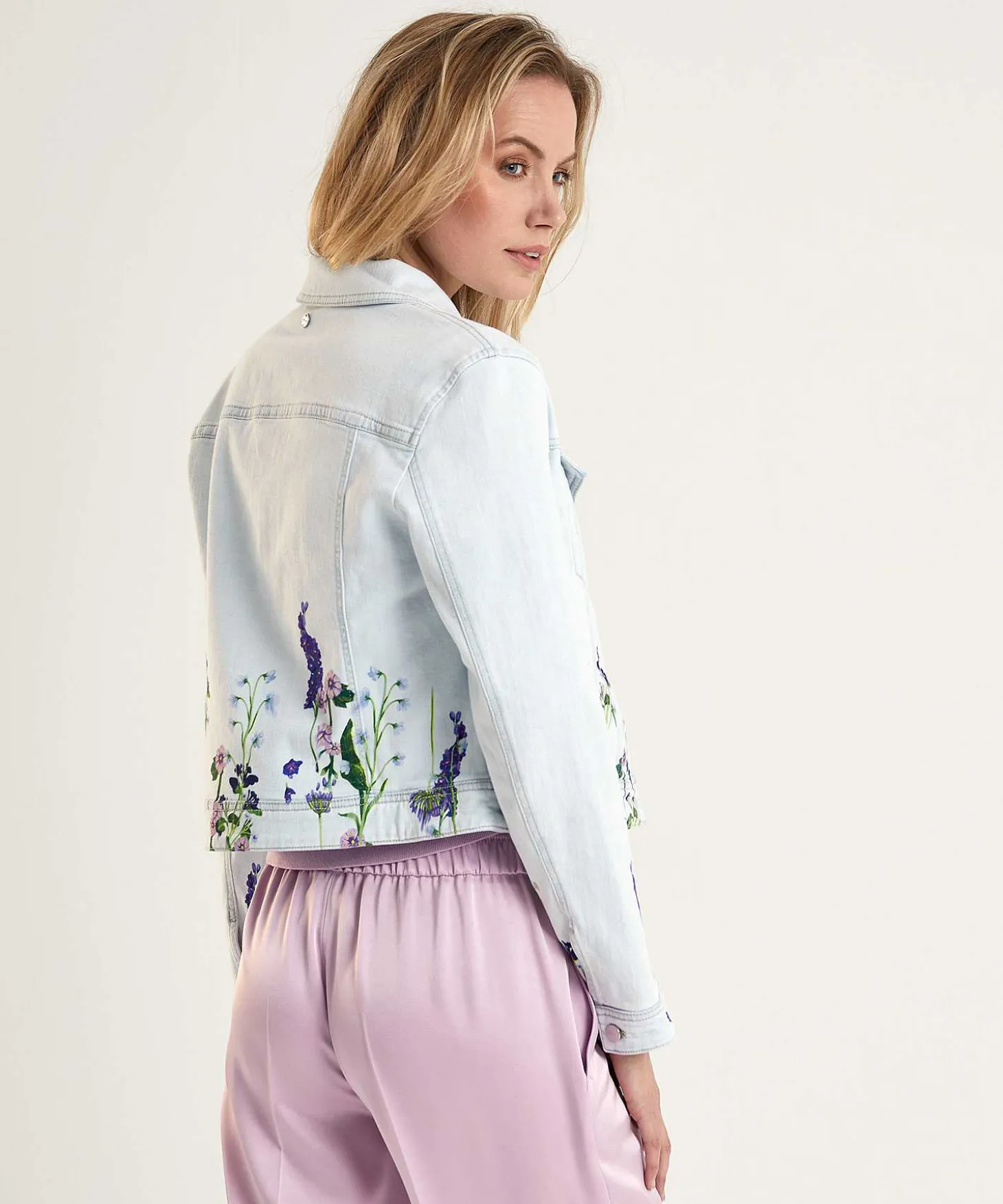 Marc Cain Denim Jasje Bloemenprint
