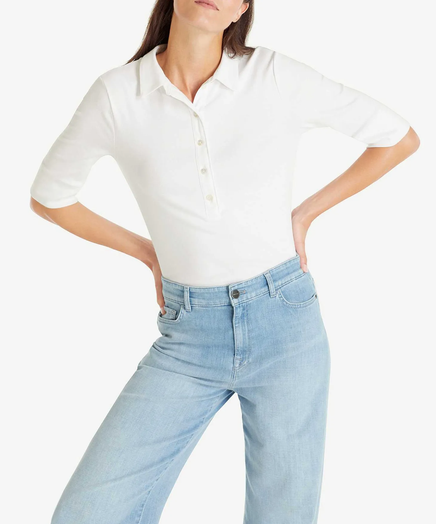 Marc Cain Poloshirt Rib