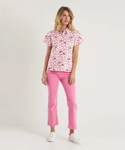 Marc Cain Poplin Blouse Flamingo