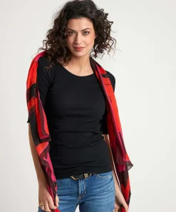 Marc Cain Shirt Korte Mouw Rib