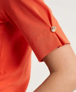 Marc Cain Shirt Met Halflange Mouw