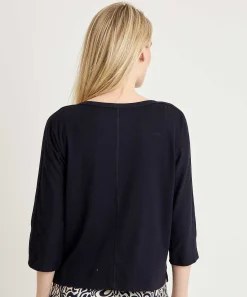 Marc Cain Shirt Ribjersey Zakje