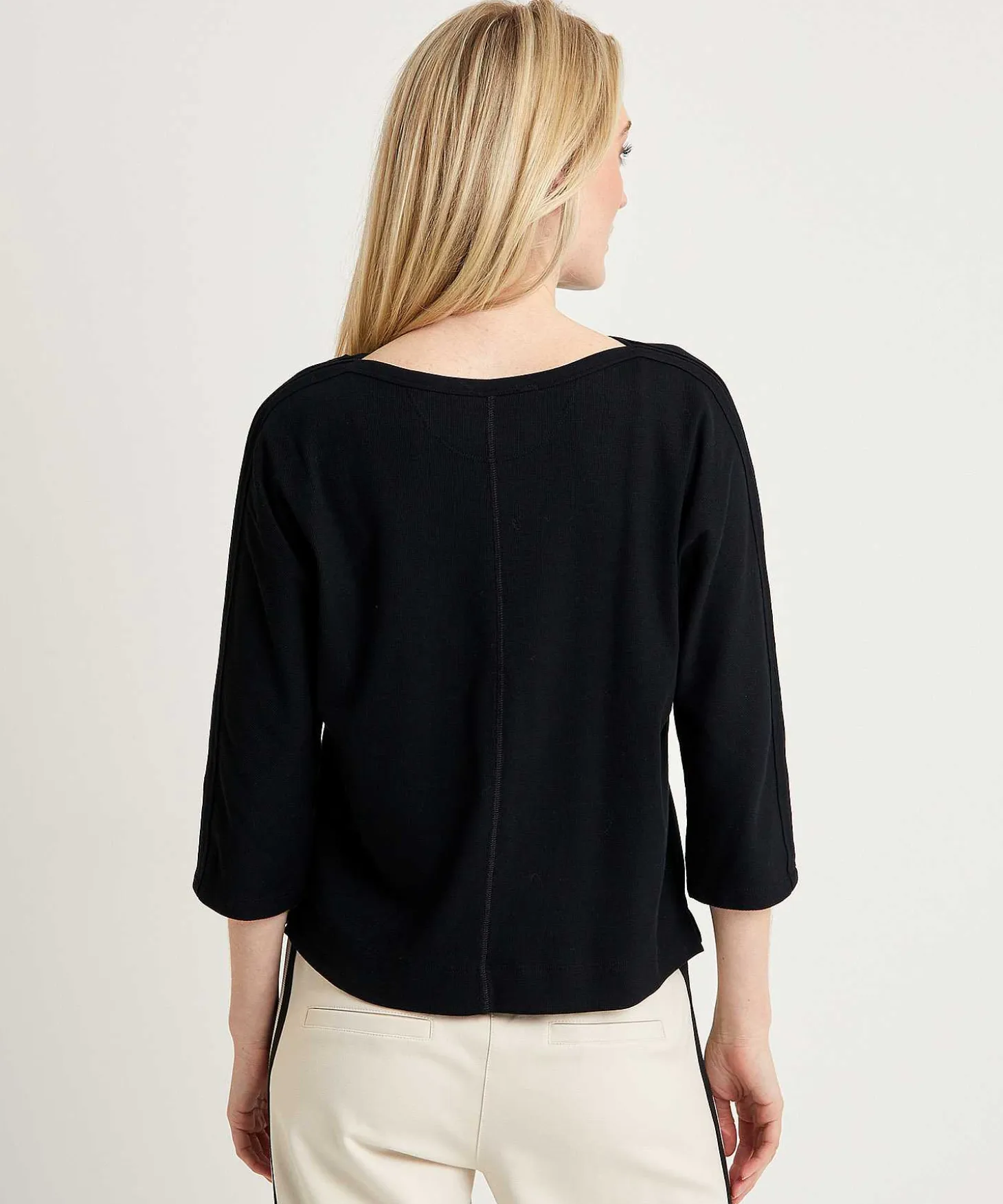 Marc Cain Shirt Ribjersey Zakje