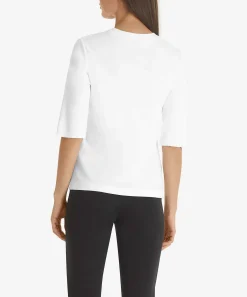 Marc Cain Shirt V-Hals Rib