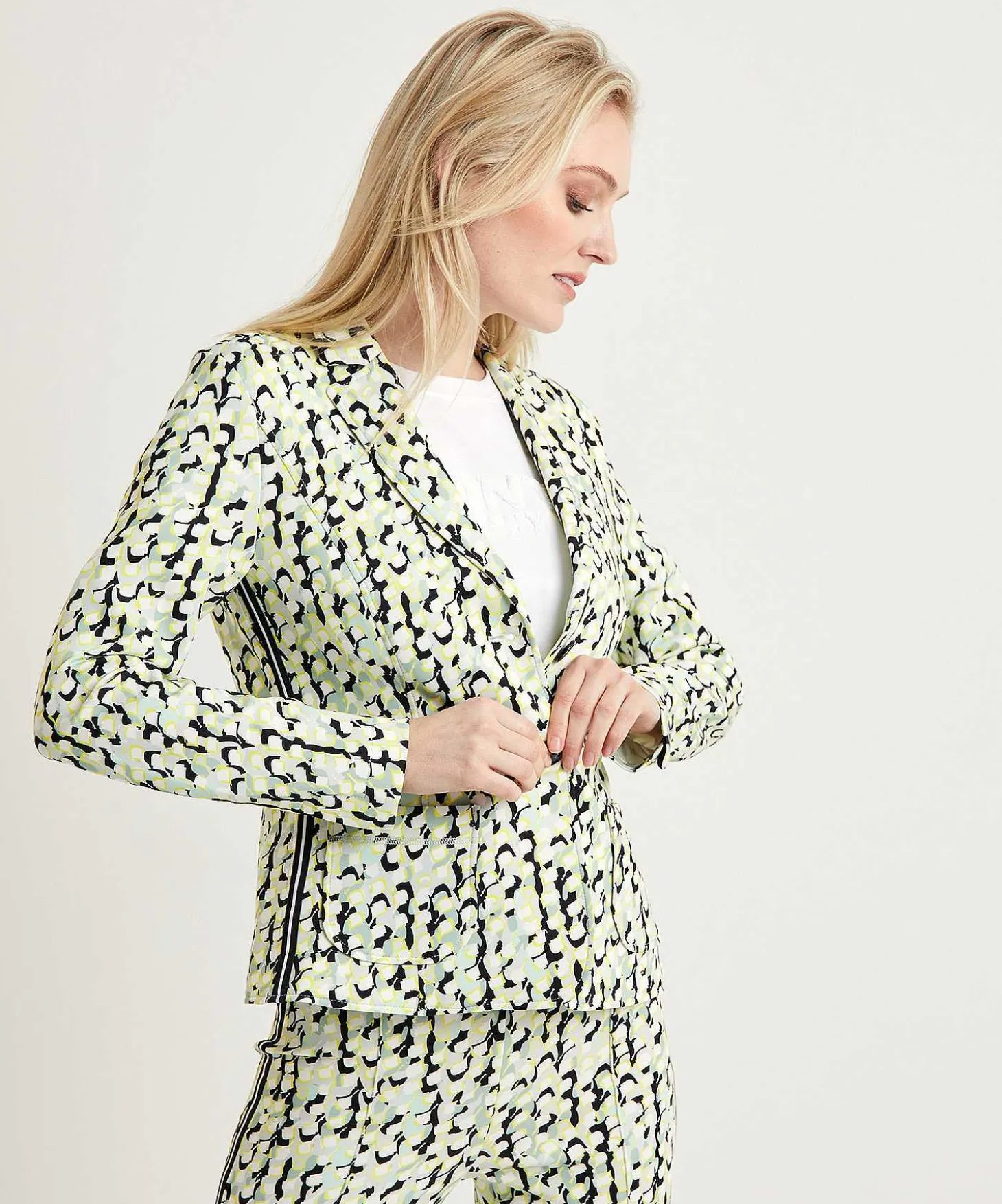 Marc Cain Sports Blazer Scuba Met Print