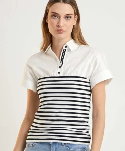 Marc Cain Sports Poloshirt Blouse Strepen