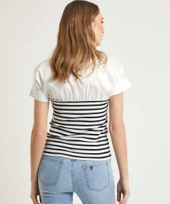 Marc Cain Sports Poloshirt Blouse Strepen