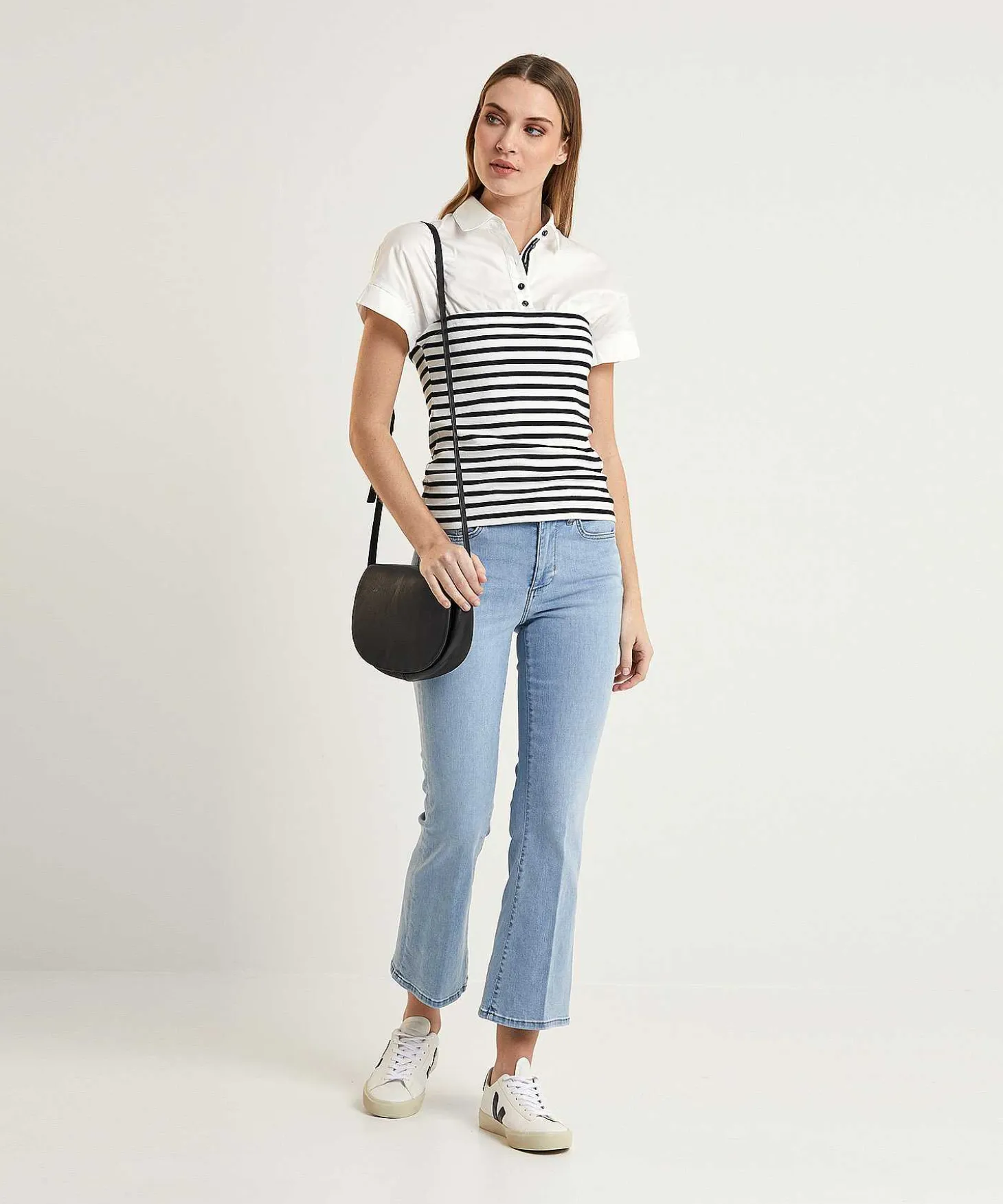 Marc Cain Sports Poloshirt Blouse Strepen