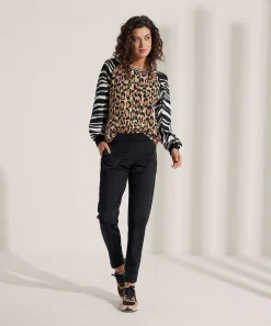 Marc Cain Sports Scuba Blouse Mixed Animal