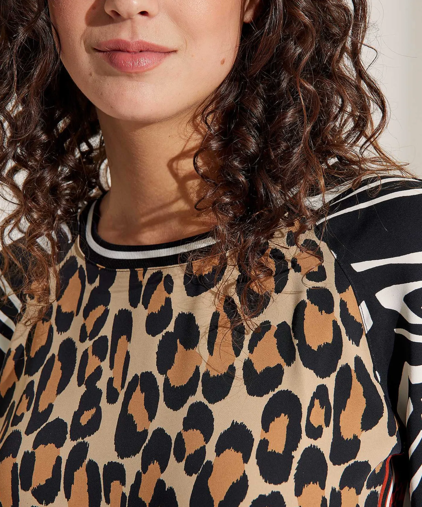 Marc Cain Sports Scuba Blouse Mixed Animal