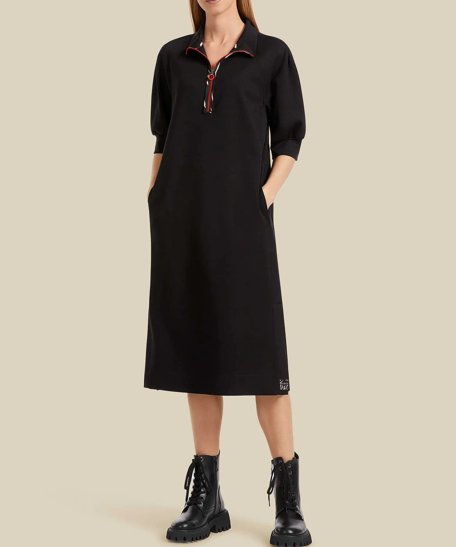 Marc Cain Sports Sweatjurk Contrast Rits