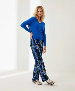 Marc Cain Sports Trui Contrastbies Wolmix