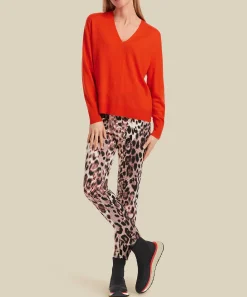 Marc Cain Sports Trui Contrastbies Wolmix