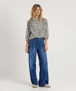Moscow Cotton Voile Blouse Butterfly
