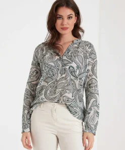 No Man's Land Blouse Paisleyprint
