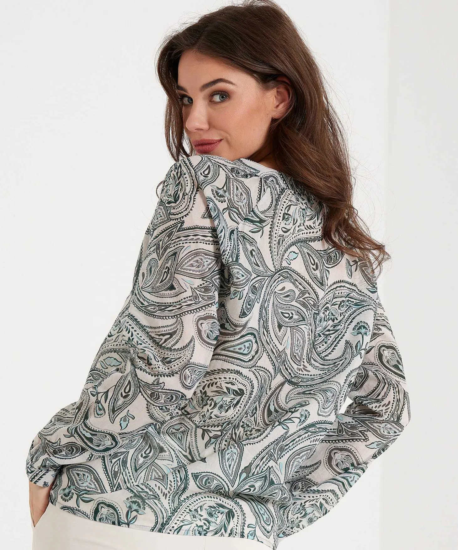 No Man's Land Blouse Paisleyprint