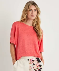 No Man's Land Linnen Shirt Vleermuismouw