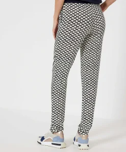 No Man's Land Slinky Broek Grafische Print