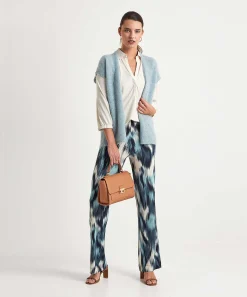 No Man's Land Slinky Palazzo Broek Tie-Dye