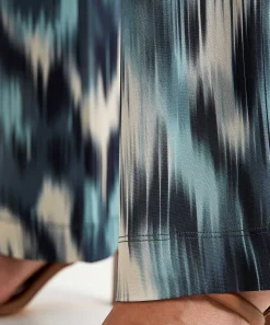 No Man's Land Slinky Palazzo Broek Tie-Dye