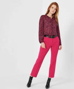 Oui Blouse Crepe Voile Animalprint